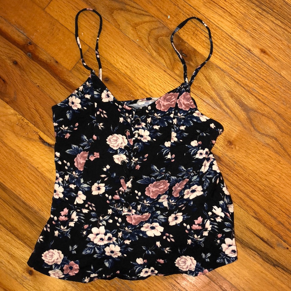 Flowered tank top